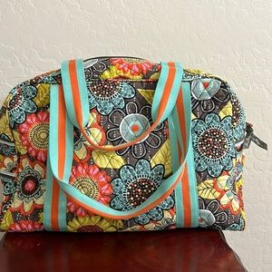 Vera Bradley Flower Shower  Travel Duffel Bag ♻️